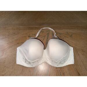 Victoria’s secret body by victoria lined strapless multiway bra white size 34DD